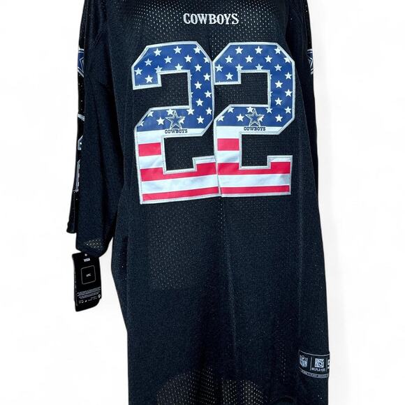 2011 Dallas Cowboys Black USA Flag NFL Jersey E.Smith NWT - Picture 1 of 8
